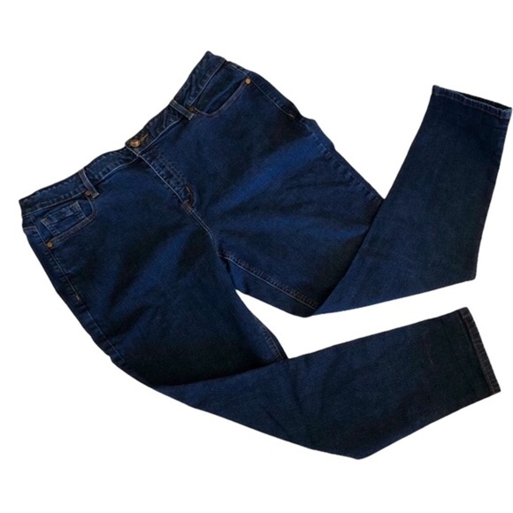 Lane Bryant Skinny Dark Wash Jeans - Picture 1 of 11